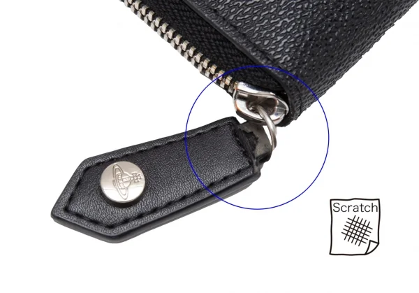 ヴィヴィアンウエストウッドVivienne Westwood ANNIE オーブラウンドジップ長財布 黒 K-113864_007