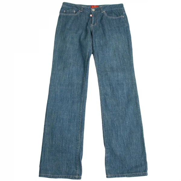 ヴィヴィアンウエストウッド レッドレーベルVivienne Westwood Red Label オーブ刺繍デニムパンツ 青3 K-113871_001