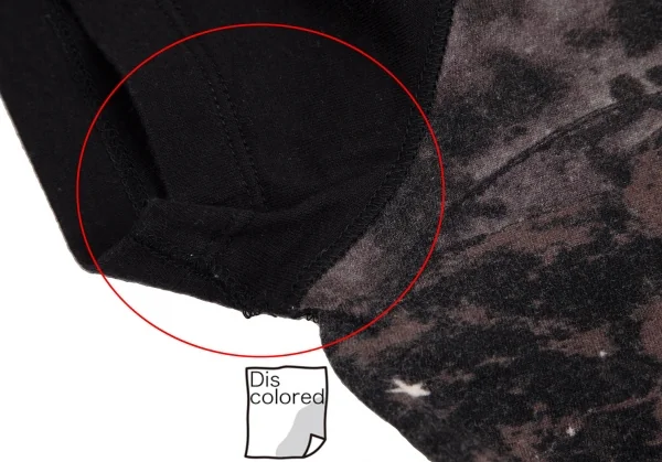 ジャンポールゴルチエ オムJean Paul GAULTIER HOMME グラフィックプリント肩開きハイネック半袖トップス ベージュ黒48 K-113881_003