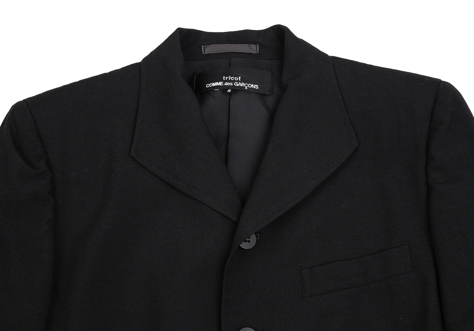 最高級 COMME トリココムデギャルソンtricot des ウール3B GARCONS ジャケット・アウター