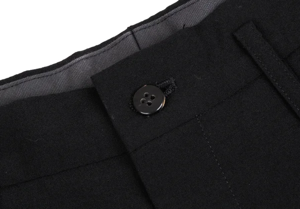 トリココムデギャルソンtricot COMME des GARCONSウールツータックパンツ 黒M K-113891_003
