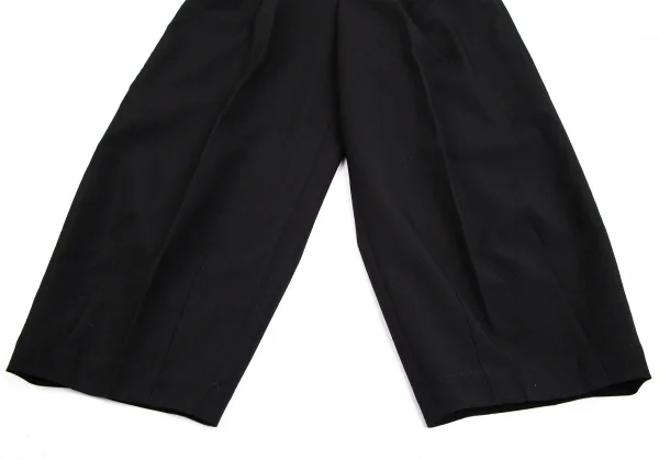 トリココムデギャルソンtricot COMME des GARCONSウールツータックパンツ 黒M K-113891_007