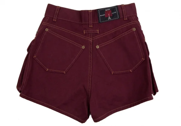 ゴルチエジーンズGAULTIER JEAN'S カーゴポケットショートパンツ 紫40 K-113895_011