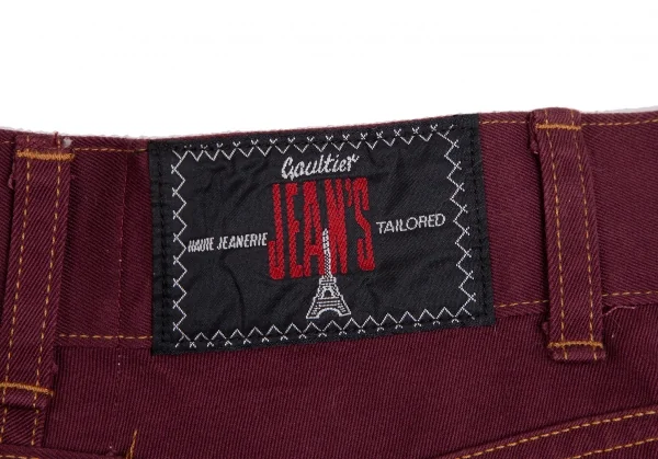 ゴルチエジーンズGAULTIER JEAN'S カーゴポケットショートパンツ 紫40 K-113895_012