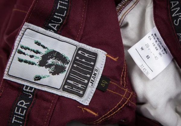 ゴルチエジーンズGAULTIER JEAN'S カーゴポケットショートパンツ 紫40 K-113895_016