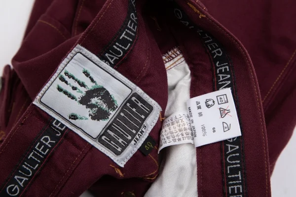 ゴルチエジーンズGAULTIER JEAN'S カーゴポケットショートパンツ 紫40 K-113895_017