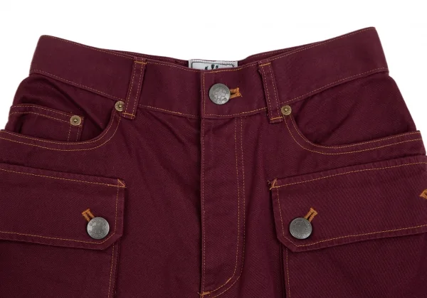 ゴルチエジーンズGAULTIER JEAN'S カーゴポケットショートパンツ 紫40 K-113895_002