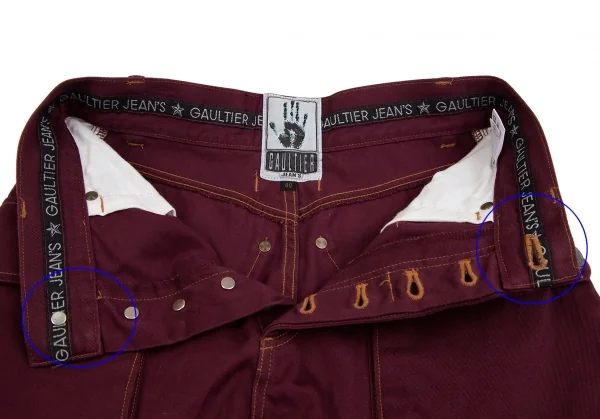 ゴルチエジーンズGAULTIER JEAN'S カーゴポケットショートパンツ 紫40 K-113895_004