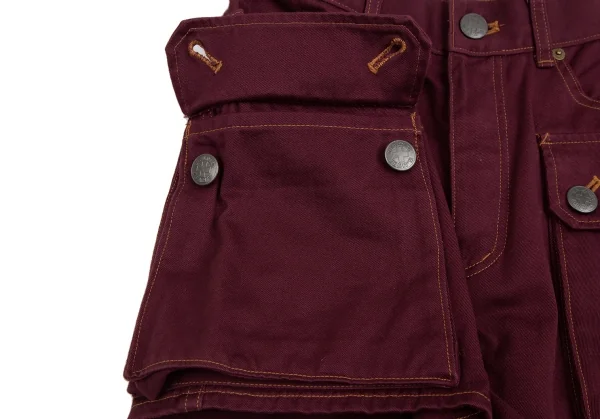 ゴルチエジーンズGAULTIER JEAN'S カーゴポケットショートパンツ 紫40 K-113895_009