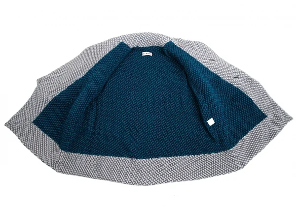 イッセイミヤケISSEY MIYAKE BUBBLE 3Dスチームストレッチデザインコート グレー2 K-113921_014
