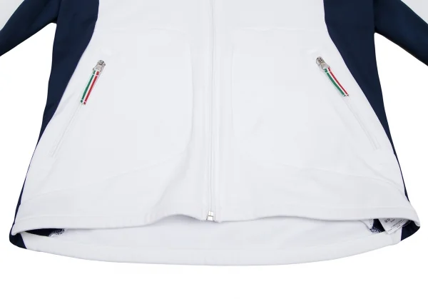 エンポリオ アルマーニ エアセッテEMPORIO ARMANI EA7 プリントトラックジャケット 白紺M K-113941_011