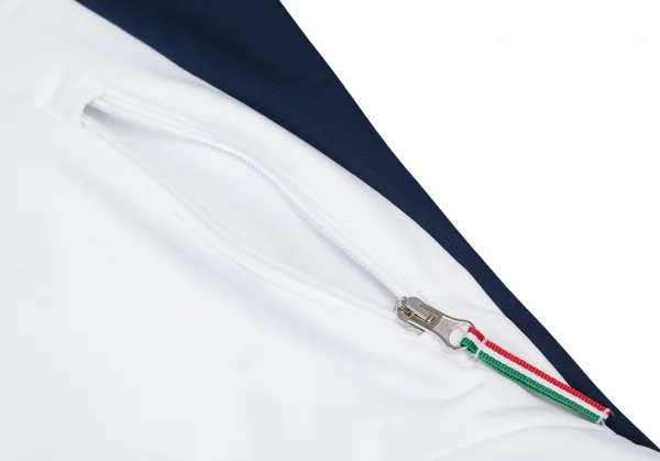 エンポリオ アルマーニ エアセッテEMPORIO ARMANI EA7 プリントトラックジャケット 白紺M K-113941_012