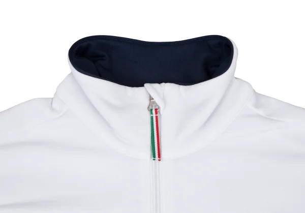 エンポリオ アルマーニ エアセッテEMPORIO ARMANI EA7 プリントトラックジャケット 白紺M K-113941_004