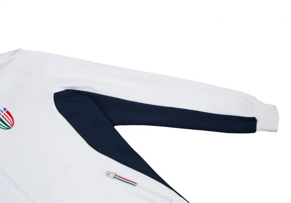 エンポリオ アルマーニ エアセッテEMPORIO ARMANI EA7 プリントトラックジャケット 白紺M K-113941_009