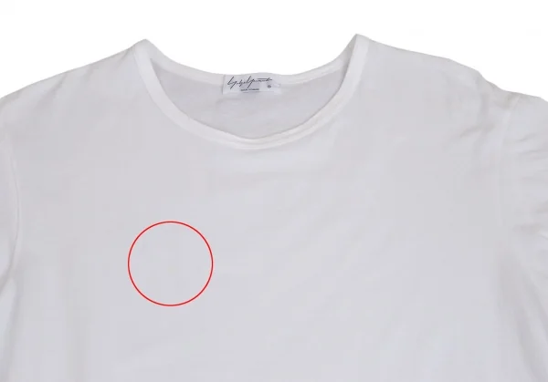 ヨウジヤマモト プールオムYohji Yamamoto POUR HOMME スリットロングTシャツ 白3 K-113960_002