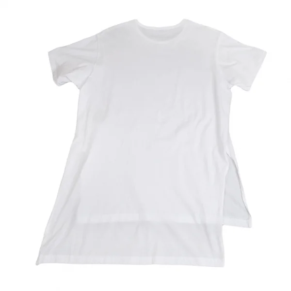 ヨウジヤマモト プールオムYohji Yamamoto POUR HOMME スリットロングTシャツ 白3 K-113960_009