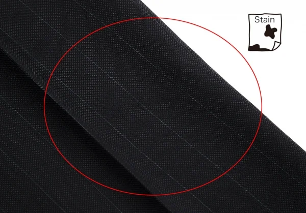 アルマーニコレツィオーニARMANI COLLEZIONI シャドーストライプウールシルクテーパードパンツ 黒50 K-113982_009