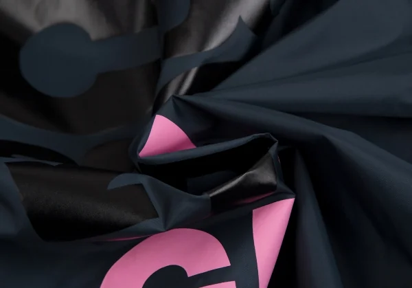コムデギャルソン ガールCOMME des GARCONS GIR バックロゴプリントコーチジャケット 紺L K-113992_017