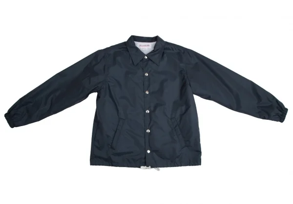 コムデギャルソン ガールCOMME des GARCONS GIR バックロゴプリントコーチジャケット 紺L K-113992_002
