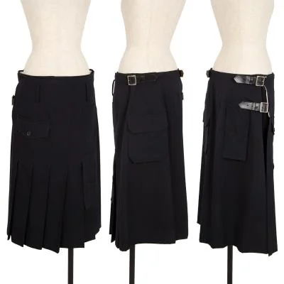 コムデギャルソンCOMME des GARCONSウールラップスカート