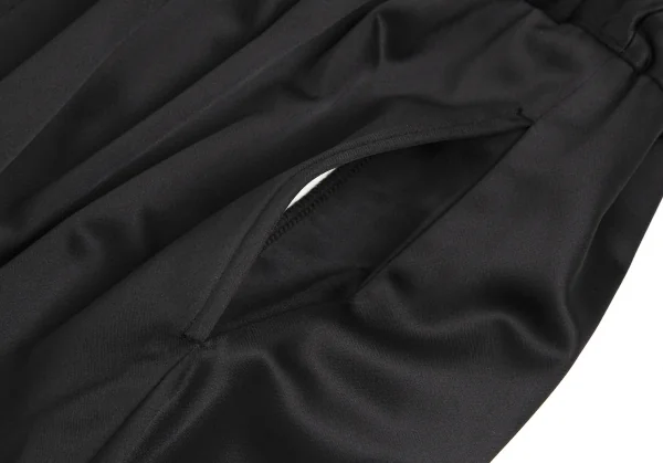 コムデギャルソンCOMME des GARCONS サテンビッグリボンペンギンサルエルパンツ 黒S K-113997_004