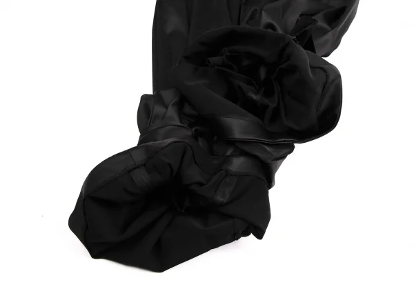 コムデギャルソンCOMME des GARCONS サテンビッグリボンペンギンサルエルパンツ 黒S K-113997_008