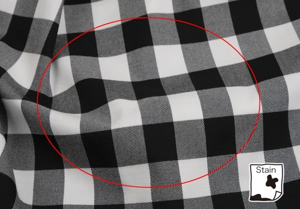 コムデギャルソンCOMME des GARCONS ビッグリボン装飾ブロックチェックスカート 白黒S K-113998_011