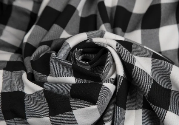 コムデギャルソンCOMME des GARCONS ビッグリボン装飾ブロックチェックスカート 白黒S K-113998_017