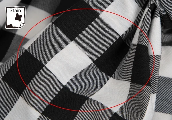 コムデギャルソンCOMME des GARCONS ビッグリボン装飾ブロックチェックスカート 白黒S K-113998_007