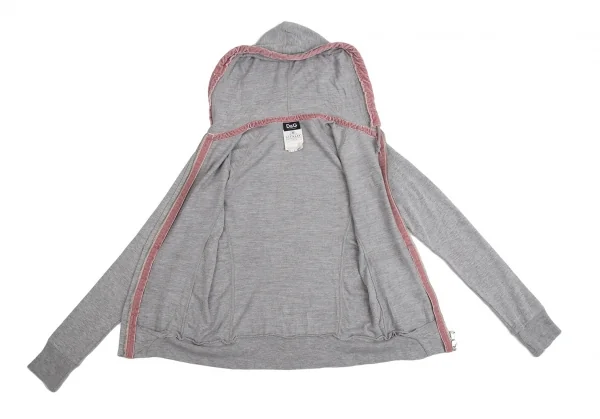 D&G Hood Velor Trimming Zip Up Hoodie K-113999_010