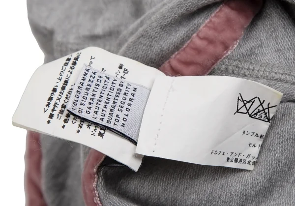 D&G Hood Velor Trimming Zip Up Hoodie K-113999_013