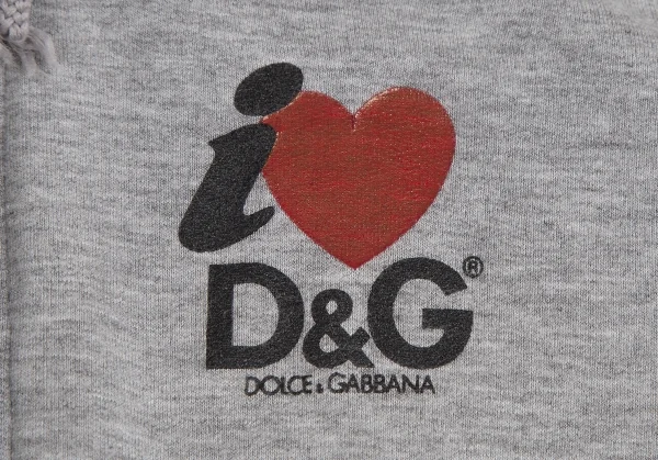 D&G Hood Velor Trimming Zip Up Hoodie K-113999_005