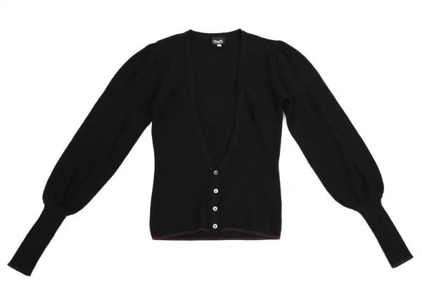 ディーアンドジーD&G ロングリブニットカーディガン 黒XS K-114000_002