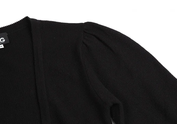 ディーアンドジーD&G ロングリブニットカーディガン 黒XS K-114000_004