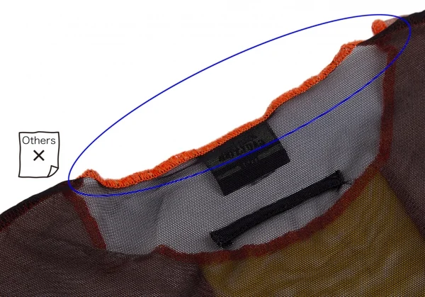 ジャンポールゴルチエ ファムJean Paul GAULTIER FEMME プリント切替パワーネットカットソー マルチ40 K-114040_016