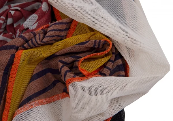 ジャンポールゴルチエ ファムJean Paul GAULTIER FEMME プリント切替パワーネットカットソー マルチ40 K-114040_018