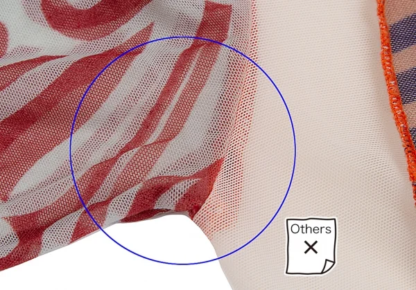 ジャンポールゴルチエ ファムJean Paul GAULTIER FEMME プリント切替パワーネットカットソー マルチ40 K-114040_004