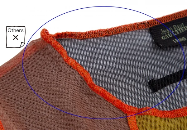 ジャンポールゴルチエ ファムJean Paul GAULTIER FEMME プリント切替パワーネットカットソー マルチ40 K-114040_007