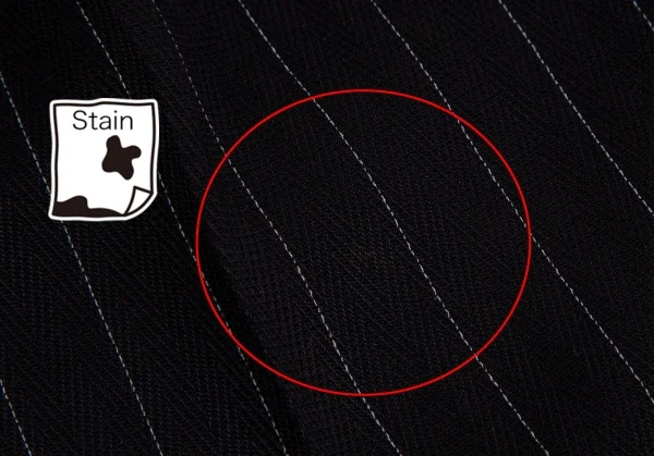 ジャンポールゴルチエ クラシックJean Paul GAULTIER CLASSIQUE チョークストライプタックパンツ 黒50 K-114042_007