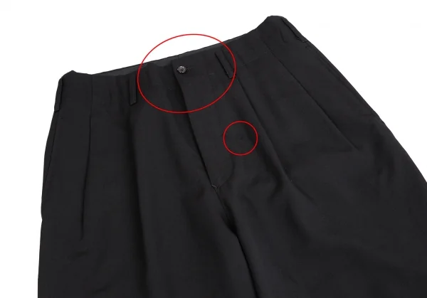 Yohji Yamamoto POUR HOMME Wool Gabardine Tuck Pants K-114063_002