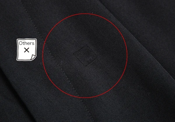 Yohji Yamamoto POUR HOMME Wool Gabardine Tuck Pants K-114063_003