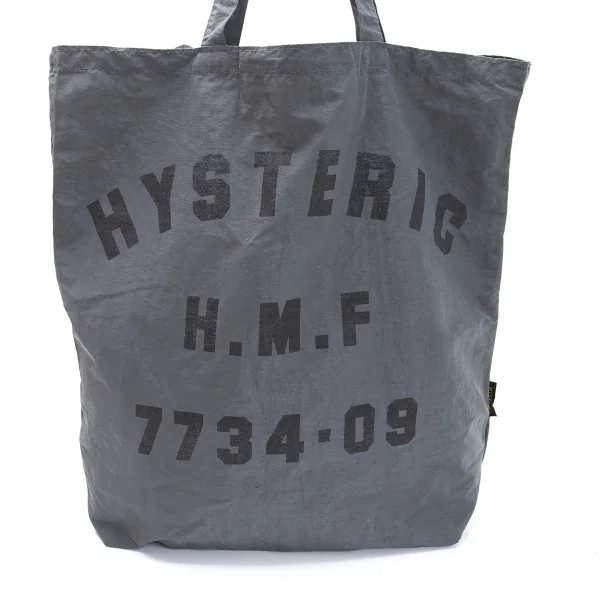 ヒステリックグラマーHYSTERIC GLAMOUR プリントトートバッグ グレー K-114093_002