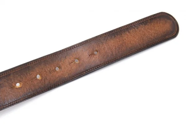 ディースクエアードDSQUARED2 マリンバックルレザーベルト 茶 K-114107_006