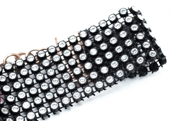 ケイタマルヤマKEITA MARUYAMA フラワー装飾ビジューチョーカー 赤黒他 K-114112_004