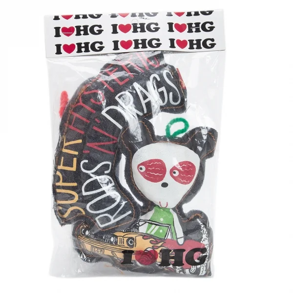 HYSTERIC GLAMOUR プリントデニムソフトトイ インディゴ K-114113_001