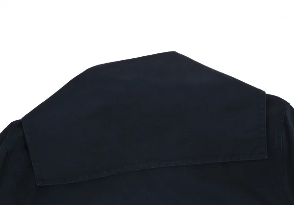 ドルチェ&ガッバーナDOLCE&GABBANA 裾スウェット切替セーラーカラージップアップジャケット 黒紺48 K-114126_015