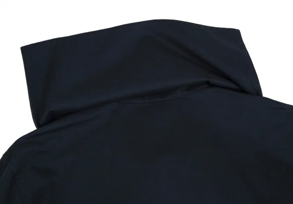 ドルチェ&ガッバーナDOLCE&GABBANA 裾スウェット切替セーラーカラージップアップジャケット 黒紺48 K-114126_016