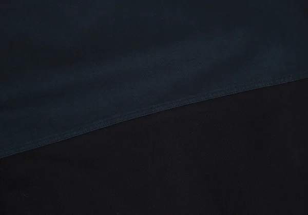 ドルチェ&ガッバーナDOLCE&GABBANA 裾スウェット切替セーラーカラージップアップジャケット 黒紺48 K-114126_017