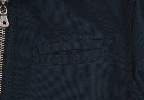 ドルチェ&ガッバーナDOLCE&GABBANA 裾スウェット切替セーラーカラージップアップジャケット 黒紺48 K-114126_008