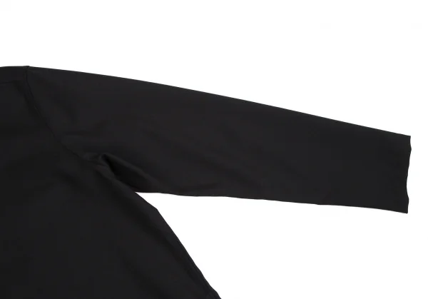 グラウンド ワイGround Y ウールポリギャバジップアップロングシャツコート 黒3 K-114136_004